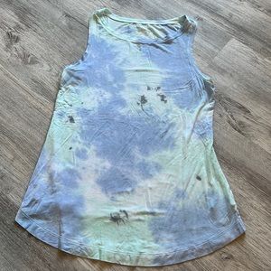 American Eagle ✨ Soft & Sexy Light Blue/Green Tie Dye Tank Sz XS